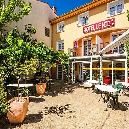Hotel Le Nid Argelès-sur-Mer Esterno foto